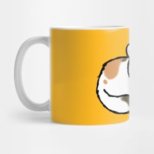 sleepy calico cat Mug